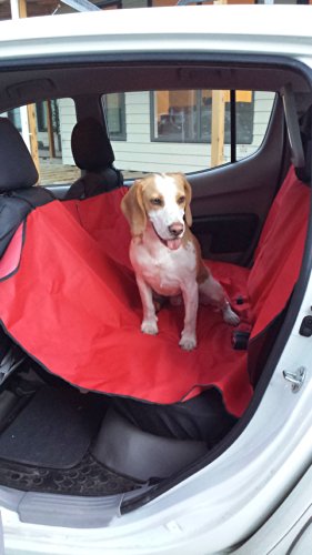 4hounds Pet Dog Car Hammock Seat Cover Black Waterproof - Image 4