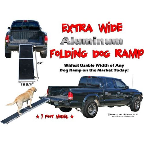 82" Lightweight Extra Wide Folding Aluminum Pet Ramp - Image 6