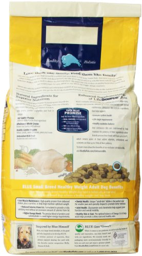 Blue Buffalo Healthy Weight Chicken and Brown Rice Recipe for Small Breeds Dry Dog Food, 6-Pound - Image 3