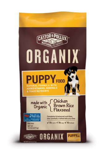 Castor & Pollux Organix Puppy Dry Food, 14.5 Pound Bag