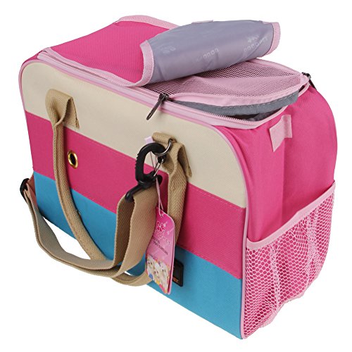 DODOPET Pet Carrier Soft Sided Small Rabbit/Cat/Dog/Pet Comfort Travel Tote Bag Hand bag Airline Approved (Small) - Image 4