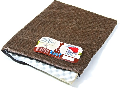 Fantasy Furniture Cozy Orthopedic Memory Foam Mat Chenille, 42 by 28-Inch, Brown
