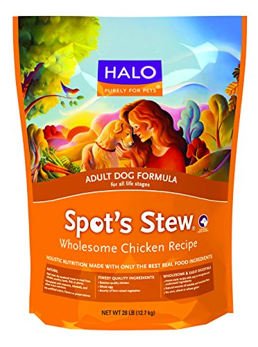Halo, Purely for Pets Spot's Stew Adult Dog Wholesome Chicken, 28-Pound
