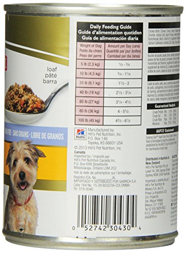 Hill's Science Diet Adult Grain-Free Chicken Entree Dog Food Can, 12.8-Ounce, 12-Pack - Image 6