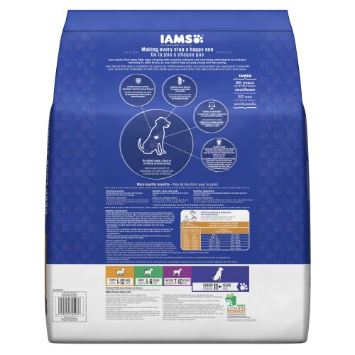 Iams ProActive Health Senior Plus Chicken Dog Food, 12.5-Pound - Image 3