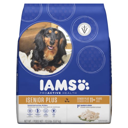 Iams ProActive Health Senior Plus Chicken Dog Food, 12.5-Pound