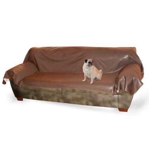 K&H Manufacturing Leather Lover's Furniture Cover Couch, Chocolate - Image 3