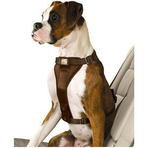 Kurgo Tru-Fit Smart Harness with Plastic Quick-Release Buckles, X-Small, Brown/Tan
