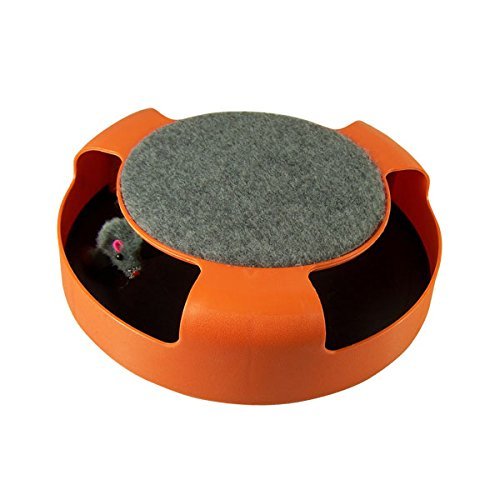 Mouse Chase Motion Cat Toys and Scratch Pad, Funny Cat Toys