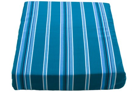 Orthopedic Tuff Dog Bed Marine Blue Stripe - Small 18"x24"x5"