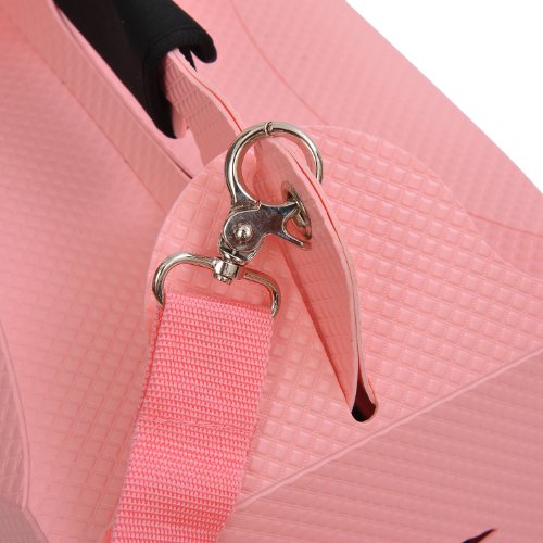 Pawhut Portable Folding Dog / Pet Carrier Tote Bag w/ Shoulder Strap - Pink - Image 6
