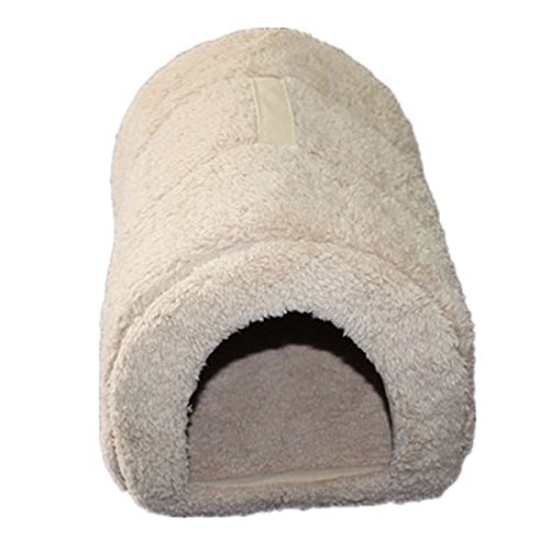 Pesco Comfortable Ger Pet Waterloo Warm Pets House Bed Pet Kennels Pad Mat (Beige)