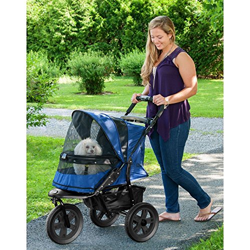 Pet Gear AT3 No-Zip Pet Stroller, Midnight River - Image 4