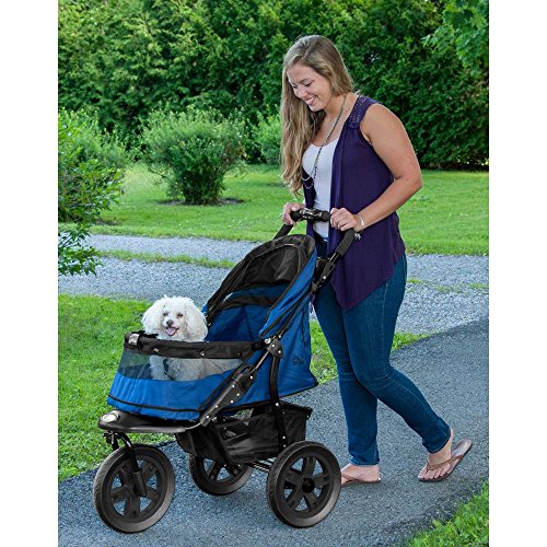 Pet Gear AT3 No-Zip Pet Stroller, Midnight River - Image 6