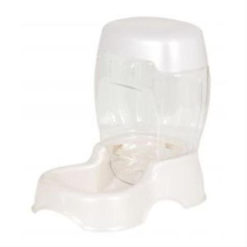 Petmate Pet Café Feeder, 12 pound capacity, Pearl White