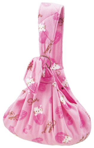 Skater fleece pet sling bag hello kitty for dogs and cats (japan import)
