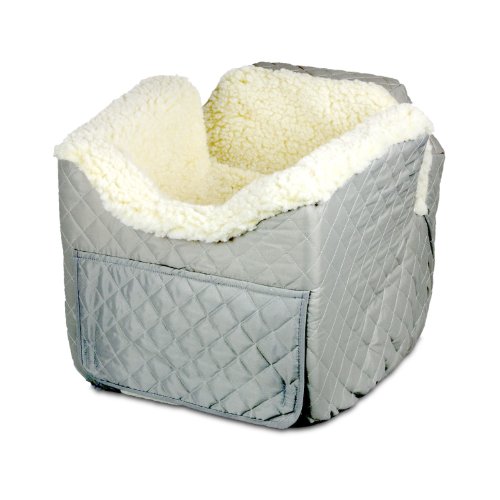 Snoozer Lookout II Pet Car Seat, Small, Grey