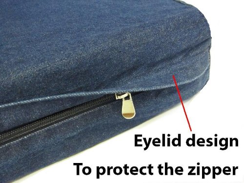 Super Duty Duvet Pet Case for XXXL 55"X47" Dog bed Pillow or 55"X47"X4" Pad by Denim Jean Fabric - Replacement Cover only - Image 7