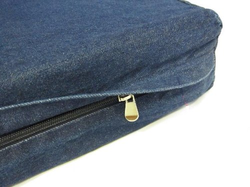 Super Duty Duvet Pet Case for XXXL 55"X47" Dog bed Pillow or 55"X47"X4" Pad by Denim Jean Fabric - Replacement Cover only