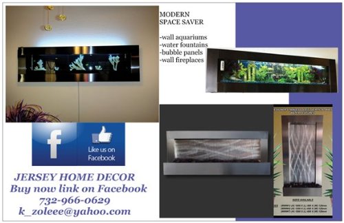 Wall mounted aquarium 35"x17" silver by Jersey Home Decor 50%off - Image 3
