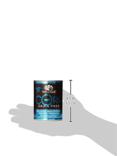 Wellness Grain-Free Canned Dog Food for Adult Dogs, CORE Salmon/Whitefish/Herring Recipe, 12-Pack of 12-1/2-Ounce Cans - Image 5