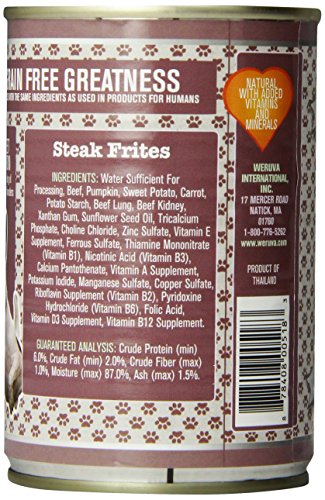 Weruva Dog Food, Steak Frites, 14-Ounce Cans (Pack of 12) - Image 5