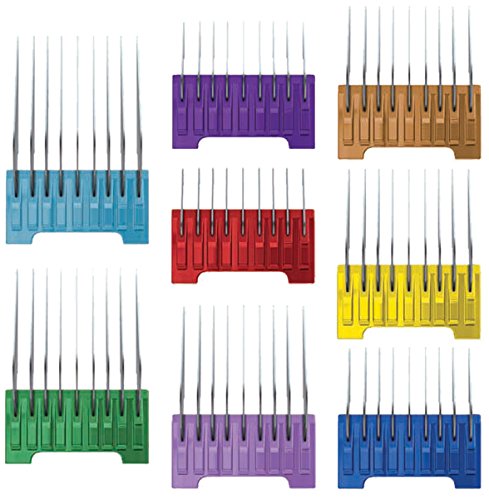3379 Stainless Steel Attachment Guide Combs for 5 in 1 Blades by Wahl Professional Animal
