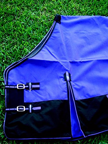 82" 640D Turnout Water Resistant Winter Horse SHEET Light Blanket Purple 923 - Image 3