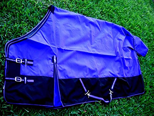 82" 640D Turnout Water Resistant Winter Horse SHEET Light Blanket Purple 923
