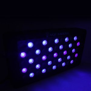 AQUAMANA AQ LED-55x3W Dimmable 120W LED Aquarium Light Panel for Coral ...