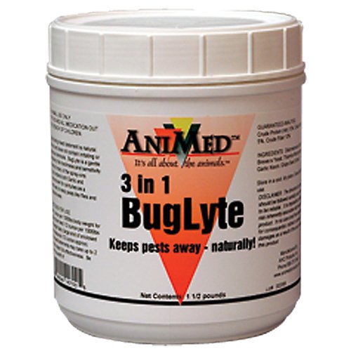 AniMed Bug Lyte with Live Yeast Cultures for Horses, 5-Pound (Not for sale in California)