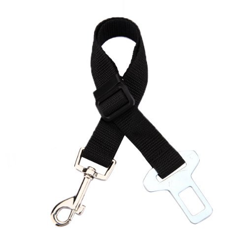 Black Adjustable Car Seat Safety Belt Seatbelt Pet Cat Dog
