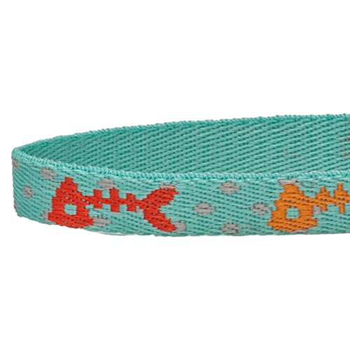 Blueberry Pet 2 Pack Hunting Expedition Adjustable Breakaway Cat Collars with Fish Bone and Leopard Print - Image 6