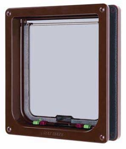 Cat Mate Inc #221 Locking Cat Door - Large (brown)