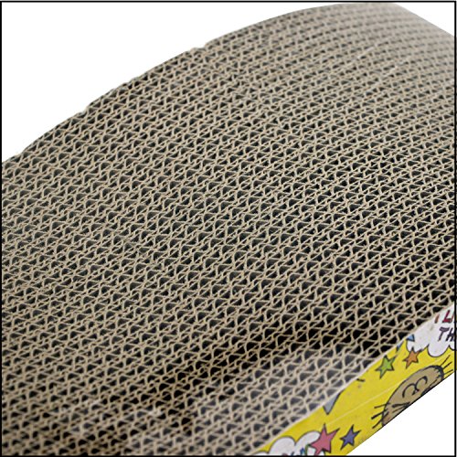 Cat Scratcher Corrugated Cat Toy Cat Bed Sofa S-curve - Image 5
