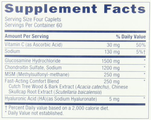 Gnc Triflex Fast Acting Caplets, 240 Count - Image 3