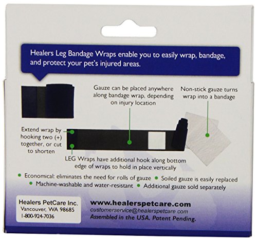 HEALERS Medium Leg Wraps - 24-Inch, Blue - Image 3