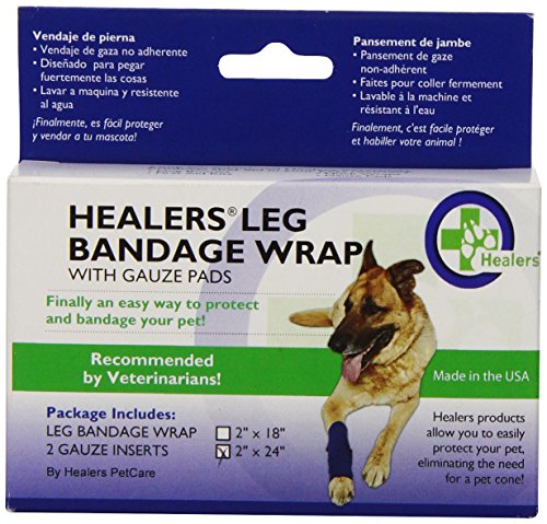 HEALERS Medium Leg Wraps - 24-Inch, Blue