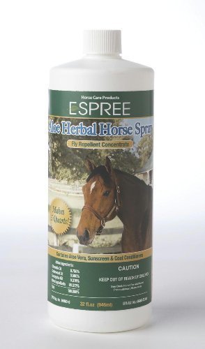 Herbal Fly Repellant Aloe Spray Concentrate, 1 Qt