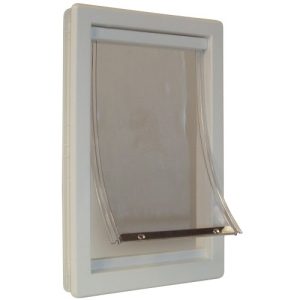 Ideal Pet Products - Extra-Large 10.5-by-15-Inch Flap Size Original Pet Door with Telescoping Frame