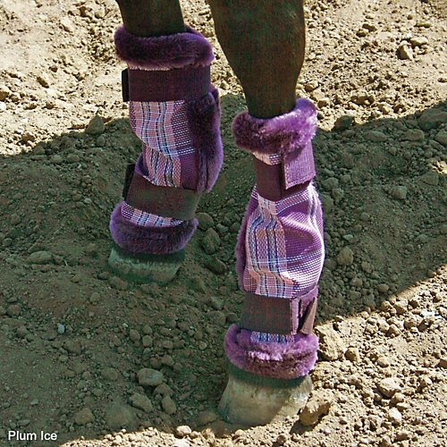 Kensington KPP Pony Fly Boots, Plum Ice Plaid, Pony
