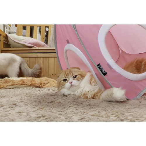 Kitty Cozy Tent (Pastel pink) - Image 3