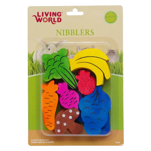 LW Nibblers, Wood Chews, Fruit/Veggie Mix