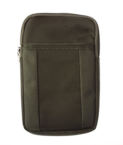 LefRight(TM) Nylon Sport Tool Equipment Acessible Big Capacity Functional Belt Pouch Holster Hook Pocket Money For iPhone 6 iPhone 6 Plus Samsung Galaxy S3 i9300 S4 i9500 S5 i9600 Note Edge i9220 N7100 N9000 N9100 Army Green - Image 3