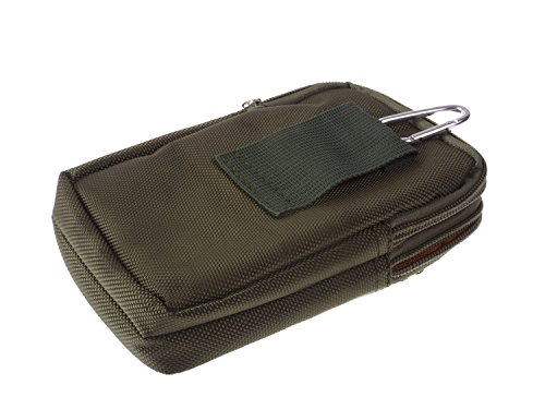 LefRight(TM) Nylon Sport Tool Equipment Acessible Big Capacity Functional Belt Pouch Holster Hook Pocket Money For iPhone 6 iPhone 6 Plus Samsung Galaxy S3 i9300 S4 i9500 S5 i9600 Note Edge i9220 N7100 N9000 N9100 Army Green - Image 4