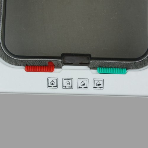 Neewer White 4 Way Locking Cat Flap with Door Liner - Image 6