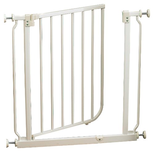 North States Industries Supergate Easy Close Metal Gate, White - Image 3