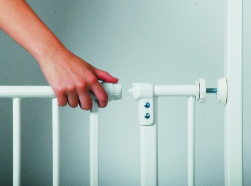 North States Industries Supergate Easy Close Metal Gate, White - Image 8