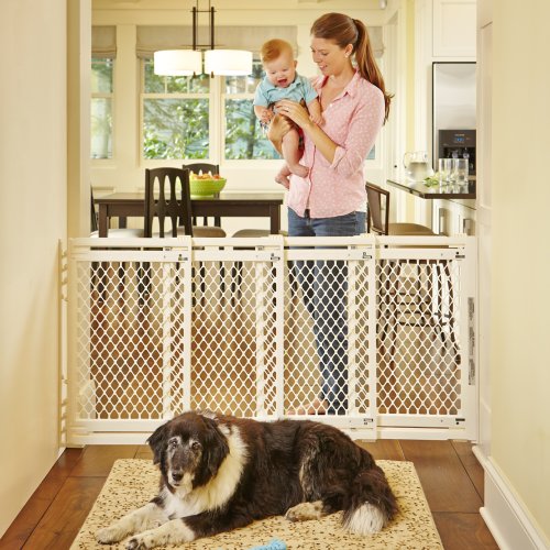 North States Industries Supergate Extra-Wide Gate, Ivory - Image 5