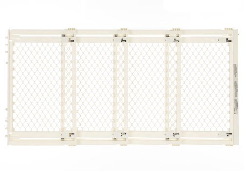 North States Industries Supergate Extra-Wide Gate, Ivory